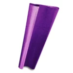 PAPEL METALIZADO GOFRADO MORADO ATADO DE 10 PZAS.