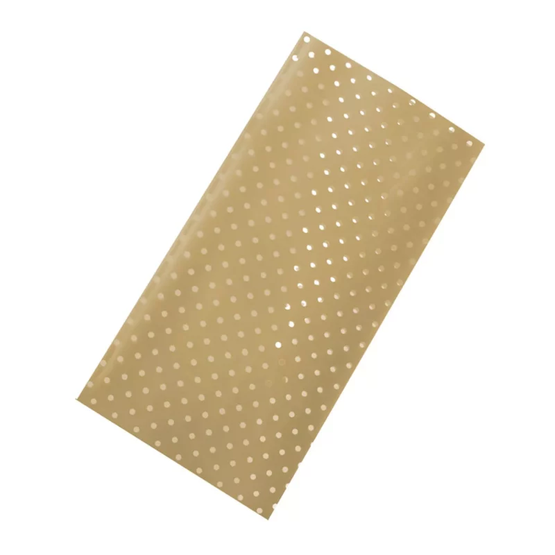 PAPEL FRANCES PUNTOS C/10 ORO
