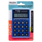CALCULADORA DE BOLSILLO 12DIG 8046CBB. ATADO DE 2 PZAS.