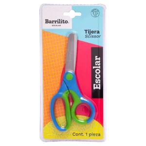 TIJERA ESCOLAR PUNTA ROMA 146-5 ATADO DE 6 PZAS.