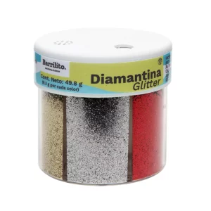 DIAMANTINA T/SALERO 6 COL BRILLANTE 8041 ATADO DE 2 PZAS.