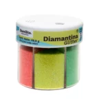 DIAMANTINA T/SALERO 6 COL NEON 8042DYN ATADO DE 2 PZAS.