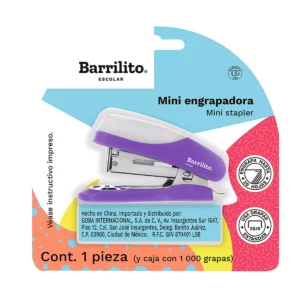 ENGRAPADORA MINI 20HJS CON GRAPAS 6115A ATADO DE 3 PZAS.