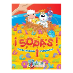 LIBRO ACTIVIDADES SOPA DE LETRAS 1 ATADO DE 2 PZAS.