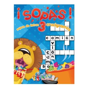 LIBRO ACTIVIDADES SOPA DE LETRAS 3 ATADO DE 2 PZAS.