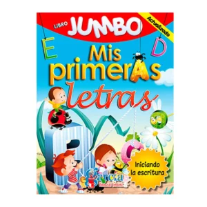 LIBRO JUMBO PRIMERAS LETRAS ATADO DE 2 PZAS.