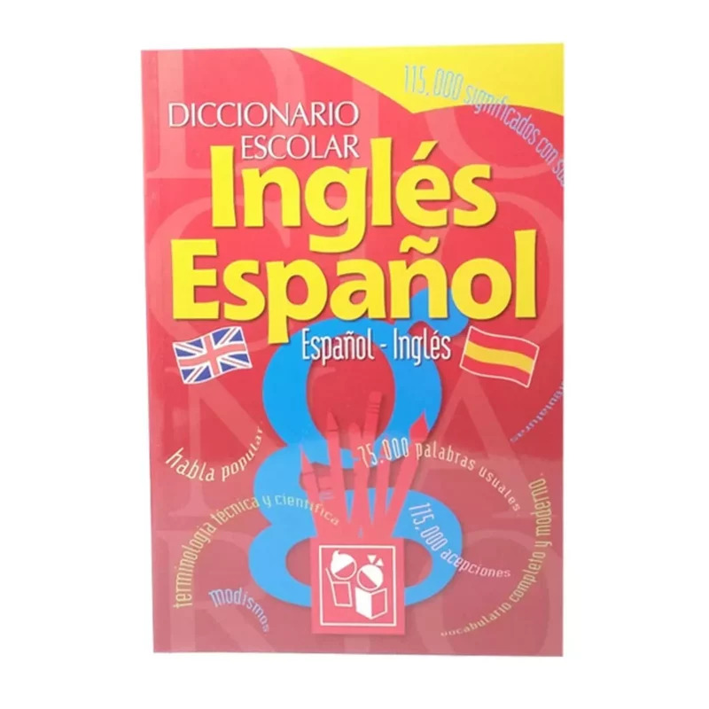 DICCIONARIO INGLES-ESPAÑOL 1373 ATADO DE 2 PZAS.
