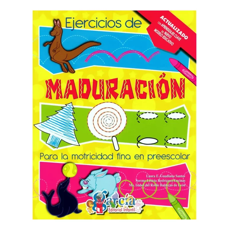LIBRO EJERCICIOS DE MADURACION 1302 ATADO DE 2 PZAS.