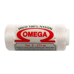 HILO NYLON OMEGA NO. 2 275MTS C/6 1 BLANCO.