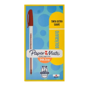 BOLIGRAFO KILOMETRICO 100 ROJO ATADO DE 12 PZAS.