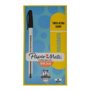 BOLIGRAFO KILOMETRICO 100 NEGRO ATADO DE 12 PZAS.