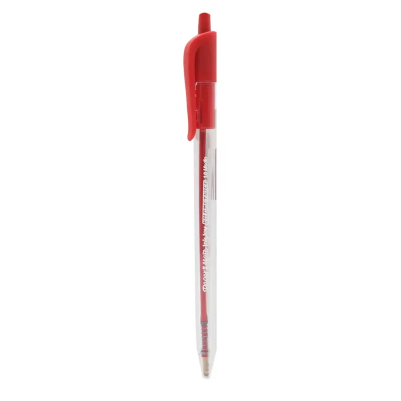 BOLIGRAFO KILOMETRICO 100 RETRACTIL ROJO ATADO DE 12 PZAS. - Imagen 3
