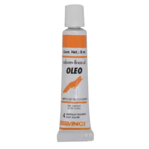 PINTURA OLEO 8ML AMARILLO OBSCURO 4 ATADO DE 4 PZAS.