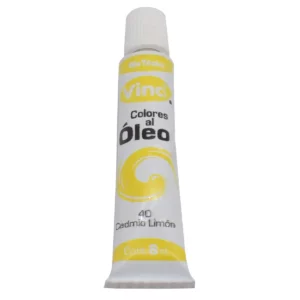 PINTURA OLEO 8ML CADMIO LIMON 40 ATADO DE 4 PZAS.