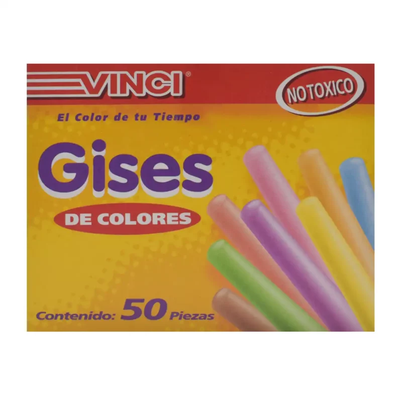 GIS MOLDEADO COLOR VINCI C/50 2036 ATADO DE 3 PZAS.