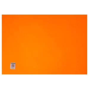 CARTULINA FLUORESCENTE IMPERIAL PAPAYA ATADO DE 10 PZAS.