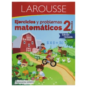 LIBRO EJERCICIOS MATEMATICOS 2 6553 ATADO DE 2 PZAS.