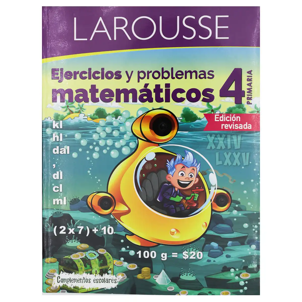 LIBRO EJERCICIOS MATEMATICOS 4 6555 ATADO DE 2 PZAS.
