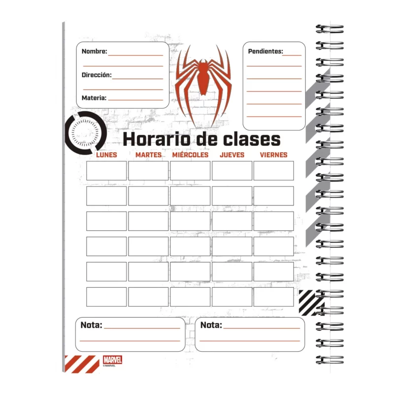 CUADERNO PROFESIONAL 100HJS SPIDERMAN RAYA ATADO DE 4 PZAS. - Imagen 7