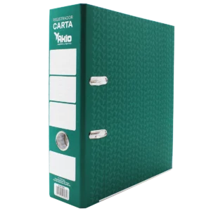 CARPETA REGISTRADORA CARTA 9585 AKIO ATADO DE 2 PZAS.