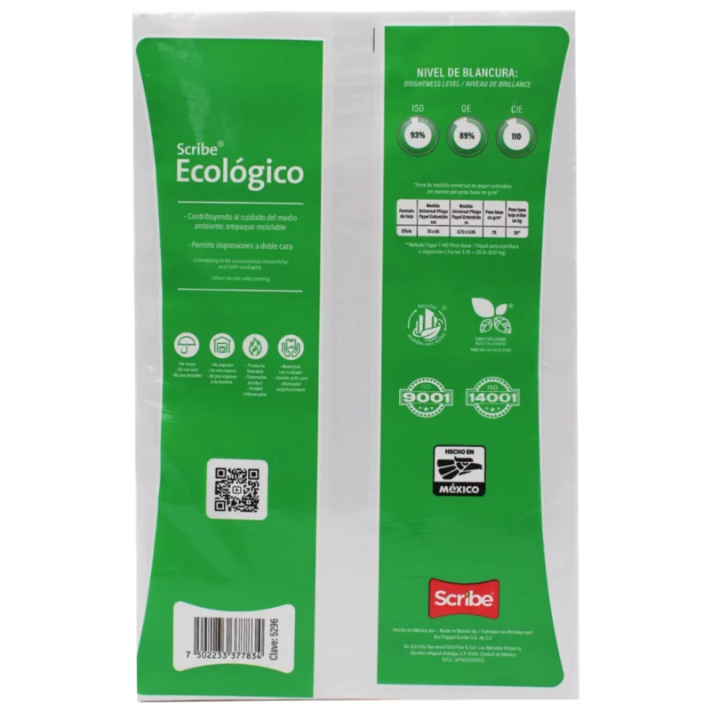 PAPEL ECOLOGICO OFICIO C/500 - Imagen 2