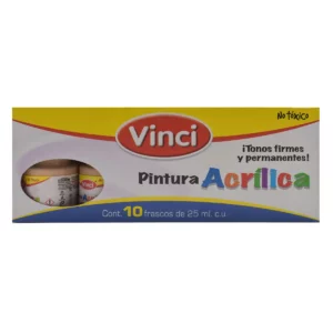 PINTURA ACRILICA 25ML CARNE 041 ATADO DE 10 PZAS.