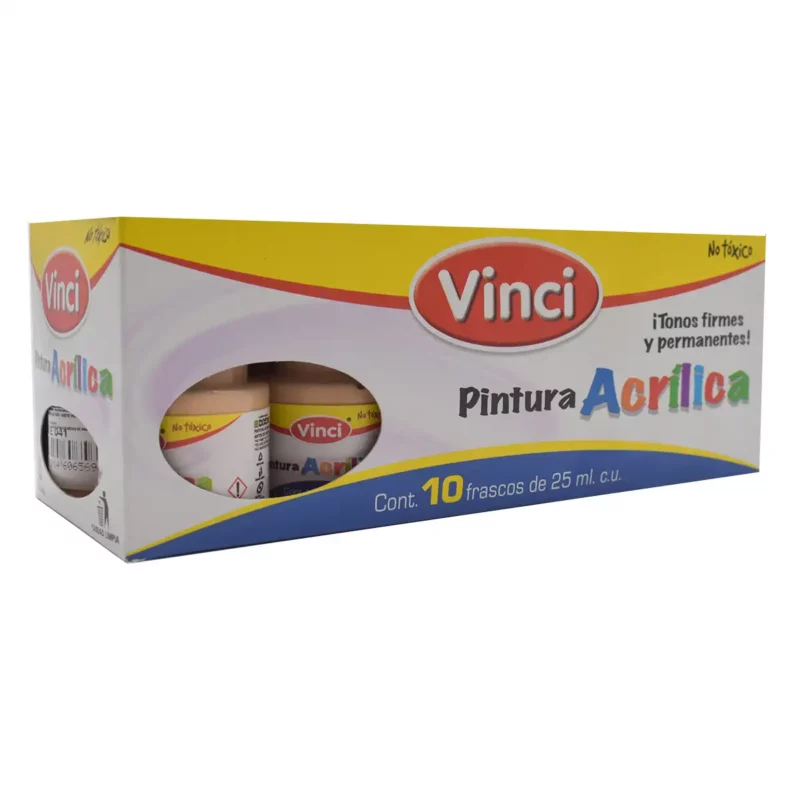 PINTURA ACRILICA 25ML CARNE 041 ATADO DE 10 PZAS. - Imagen 3