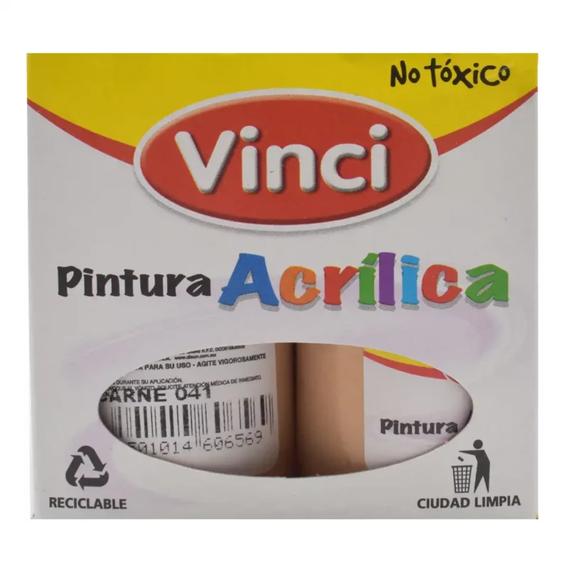 PINTURA ACRILICA 25ML CARNE 041 ATADO DE 10 PZAS. - Imagen 4