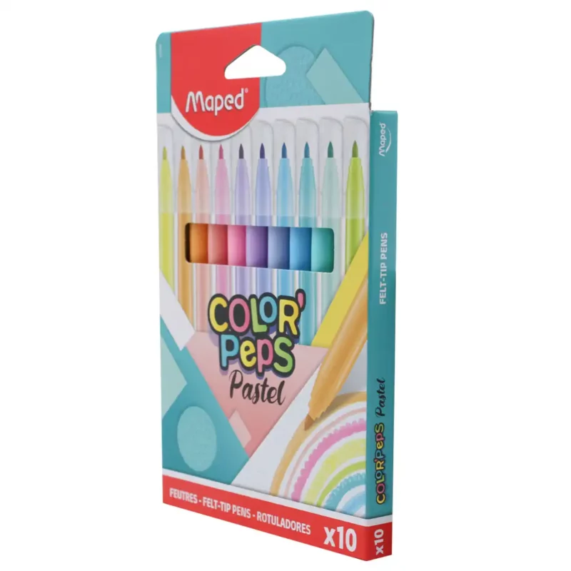 PLUMON COLOR PEPS C/10 PASTEL ATADO DE 2 PZAS. - Imagen 3