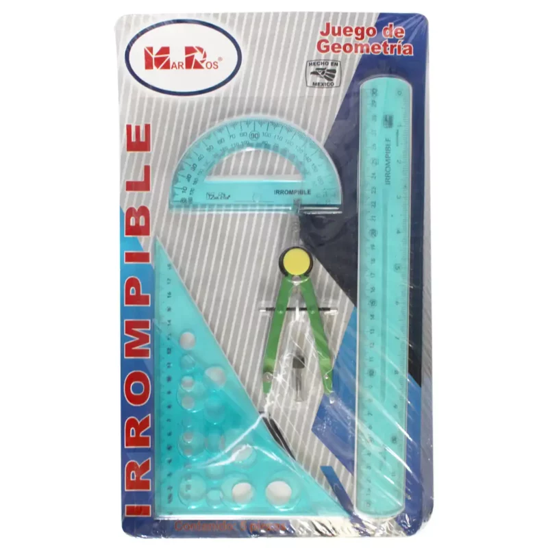 JUEGO GEOMETRICO GRANDE IRROMPIBLE MR20 ATADO DE 5 PZAS.