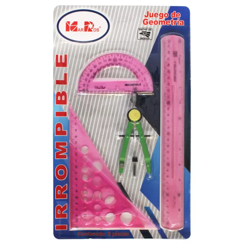 JUEGO GEOMETRICO GRANDE IRROMPIBLE MR20 ATADO DE 5 PZAS. - Imagen 2