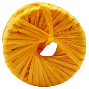 RAFIA 100GRS 112 AMARILLO MANGO ATADO DE 3 PZAS.