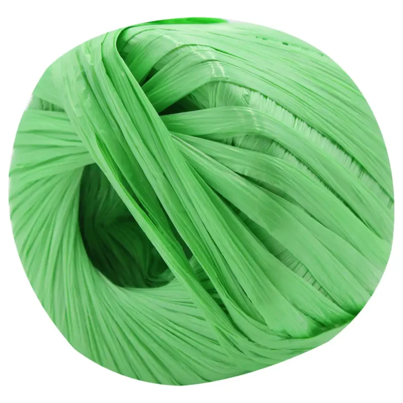 RAFIA 100GRS 157 VERDE LIMON ATADO DE 3 PZAS. - Imagen 2