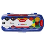 ACUARELA VINCI ESTUCHE C/12 23MM ATADO DE 2 PZAS.