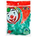GLOBO FIESTA C/100 NO. 7 VERDE JADE