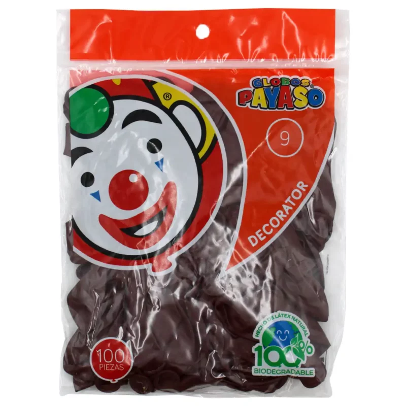 GLOBO FIESTA C/100 NO. 9 VINO