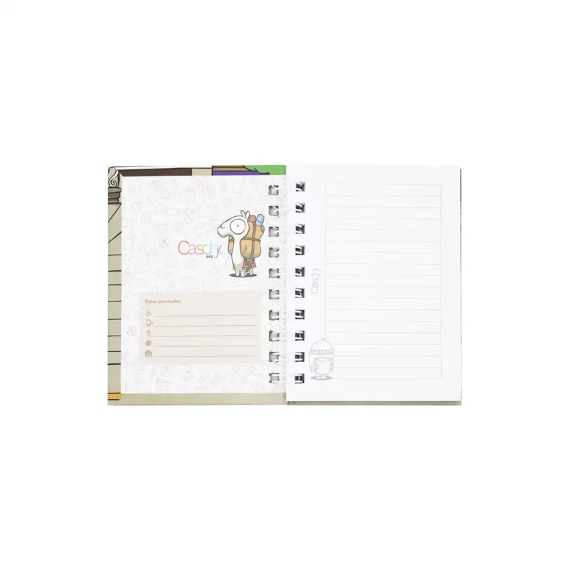 CUADERNO POCKET 100HJS TAPA DURA VIAJEROS RAYA - Imagen 4