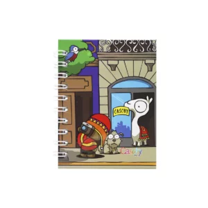 CUADERNO POCKET 100HJS TAPA DURA VIAJEROS RAYA