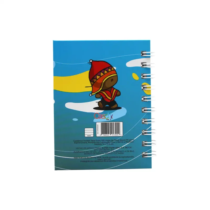 CUADERNO POCKET 100HJS TAPA DURA IMPARABLES RAYA - Imagen 3