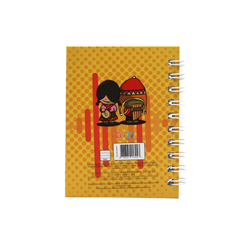 CUADERNO POCKET 100HJS TAPA DURA MELOMANO RAYA - Imagen 3
