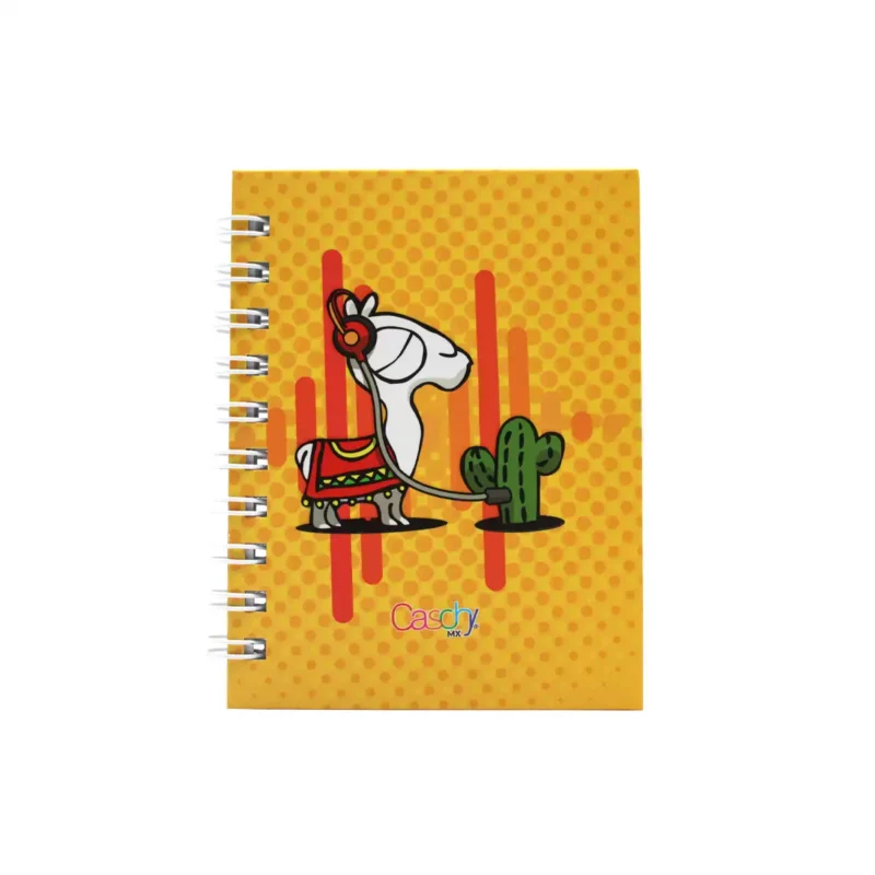 CUADERNO POCKET 100HJS TAPA DURA MELOMANO RAYA