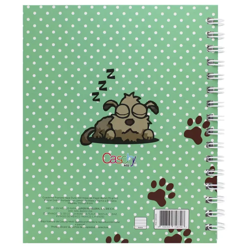 CUADERNO FRANCES 100HJS TAPA DURA AMIGOS RAYA - Imagen 3