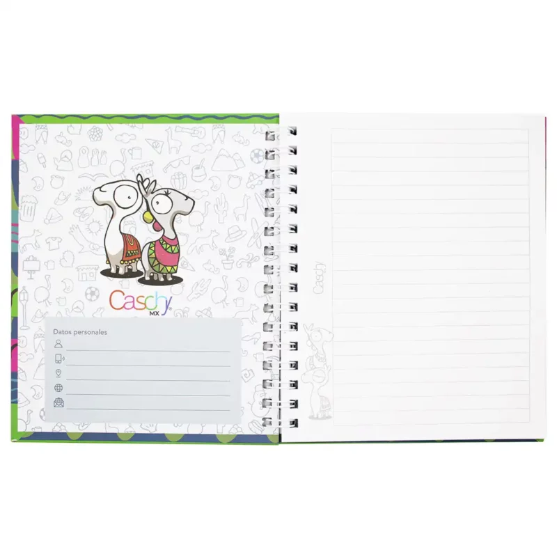 CUADERNO FRANCES 100HJS TAPA DURA ENAMORADOS RAYA - Imagen 4