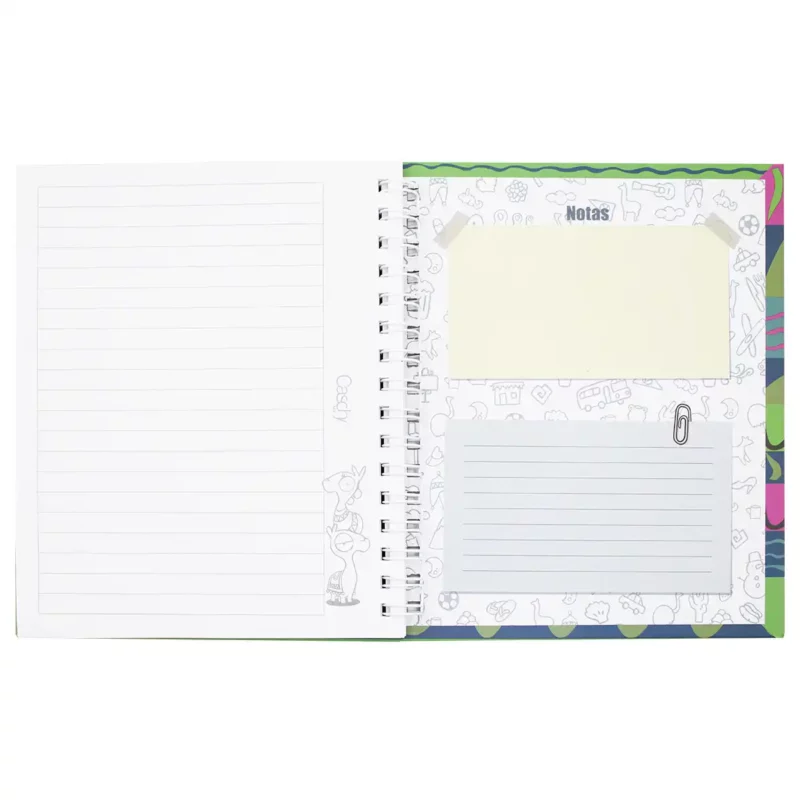 CUADERNO FRANCES 100HJS TAPA DURA ENAMORADOS RAYA - Imagen 5