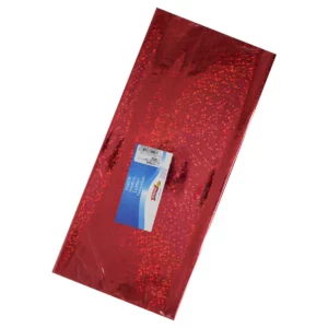 PAPEL HOLOGRAFICO C/10 70X53CM PANAL ROJO