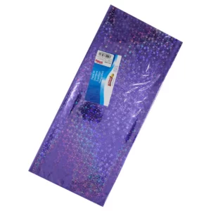 PAPEL HOLOGRAFICO C/10 70X53CM ESTRELLAS MORADO