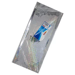PAPEL HOLOGRAFICO C/10 70X53CM REHILETE PLATA