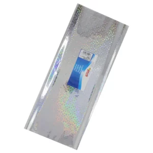PAPEL HOLOGRAFICO C/10 70X53CM CIRCULOS PLATA