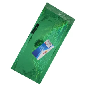 PAPEL HOLOGRAFICO C/10 70X53CM CIRCULOS VERDE