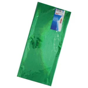 PAPEL HOLOGRAFICO C/10 70X53CM MALLA VERDE